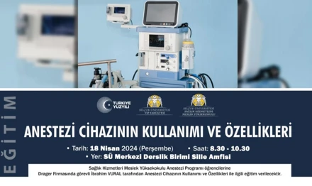 Anestezi Cihazının Kullanımı ve Özellikleri